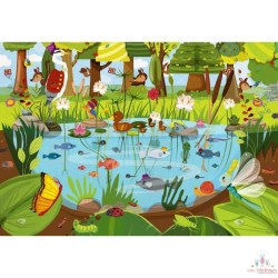 Puzzle 2 x 24 pièces - Vie dessus Vie dessous