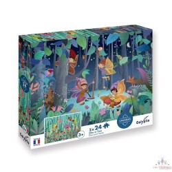 Puzzle 2 x 24 pièces -...