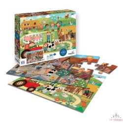 Puzzle 2 x 24 pièces -...
