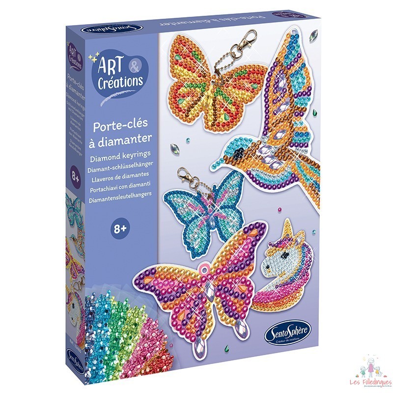 PORTE-CLES A DIAMANTER