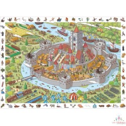 Puzzle 100 pièces Cherche et Trouve Le Château Fort