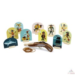 Pistolet à élastiques pirates