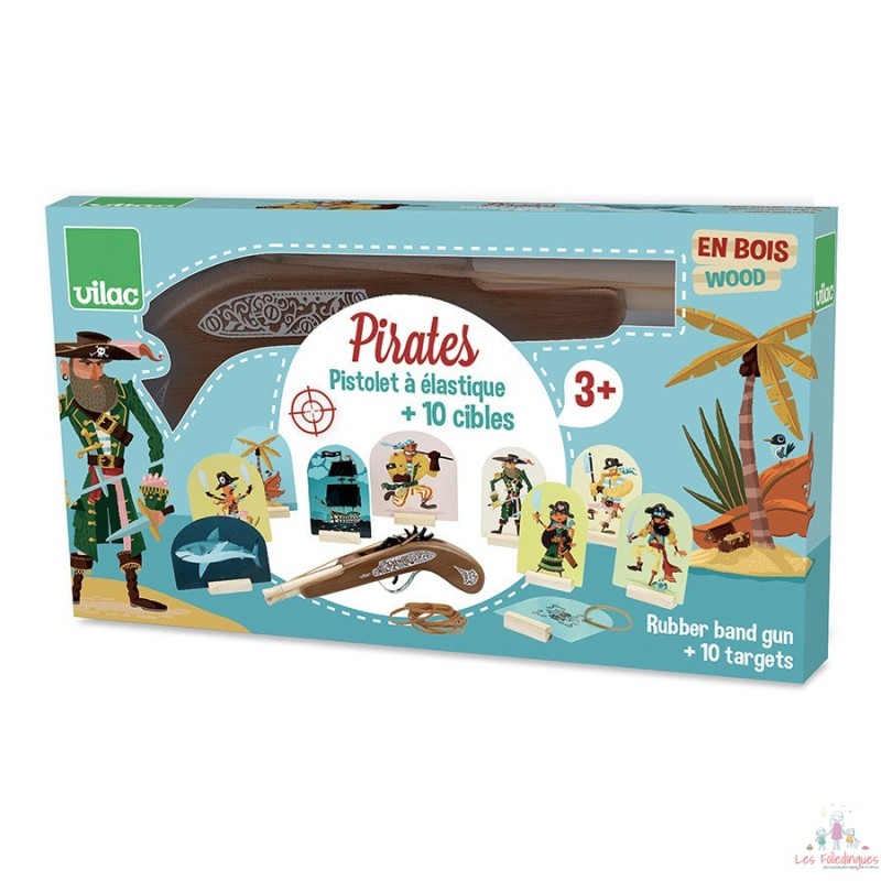 Pistolet à élastiques pirates