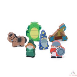 Figurines en bois, Mes histoires de château-fort