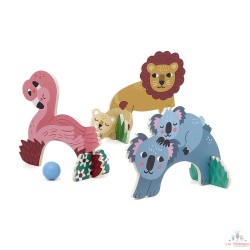 Croquet en bois, Maman et bébé - Michelle Carlslund