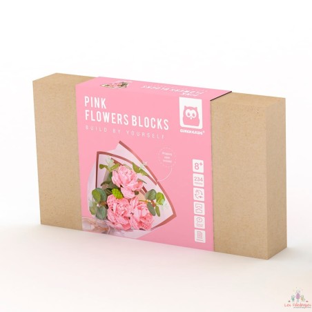 Blocs de construction Bouquet de fleurs roses – 234 pièces
