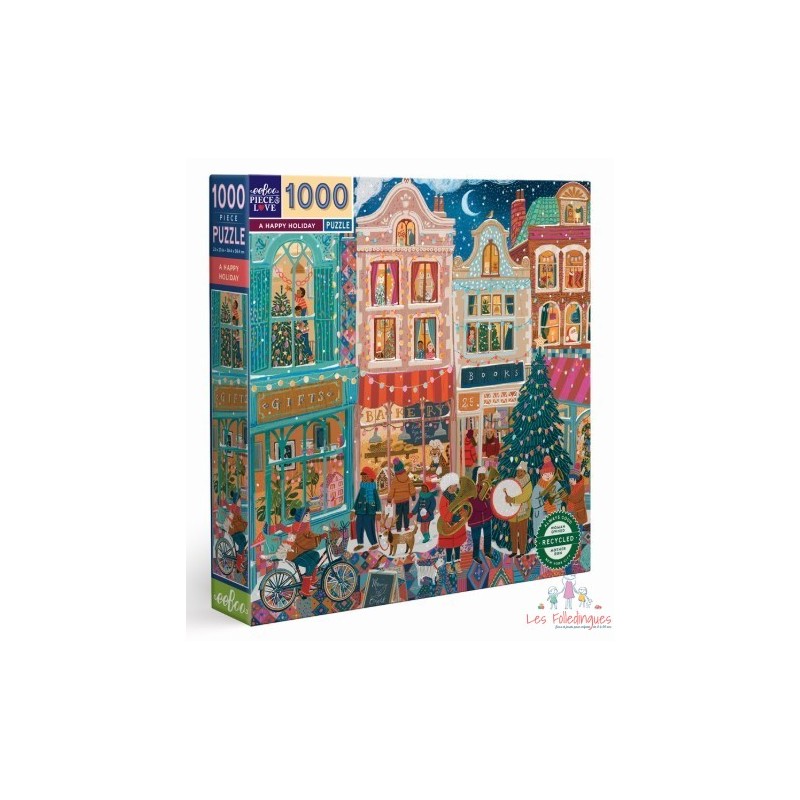 Puzzle de 1000 pièces « Joyeuses Fêtes »