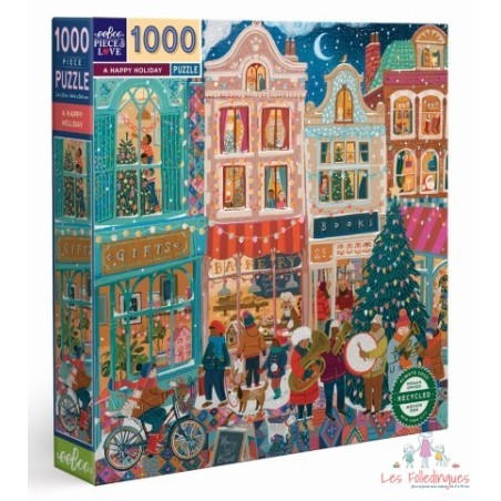 Puzzle de 1000 pièces « Joyeuses Fêtes »