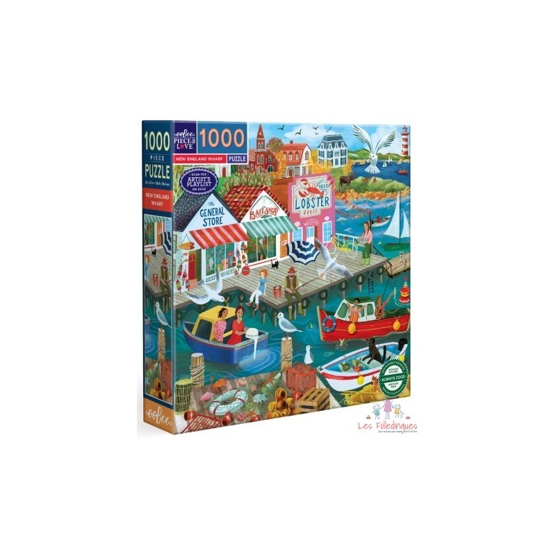 Puzzle de 1000 pièces Quai de La Nouvelle-Angleterre