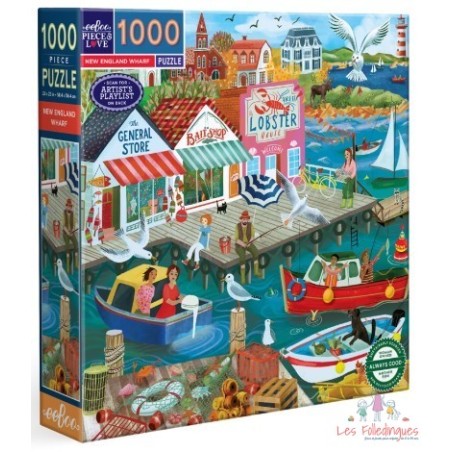Puzzle de 1000 pièces Quai de La Nouvelle-Angleterre