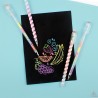 Stylos gel parfumés Tutti Frutti - Multicolores - Lot de 6