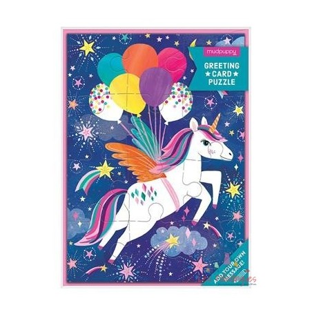 Carte Anniversaire Licorne
