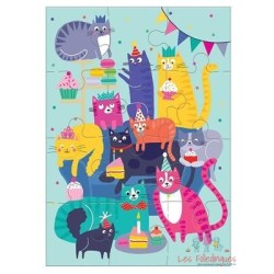 Carte Anniversaire Chat