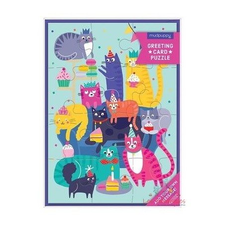 Carte Anniversaire Chat
