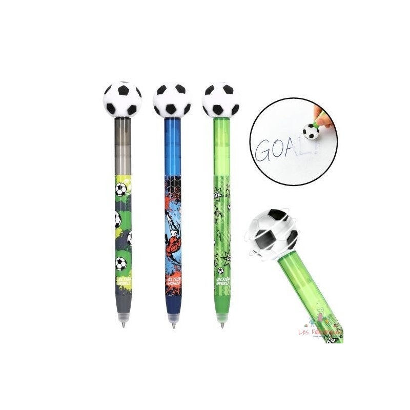 Action World Stylo gel effaçable Football
