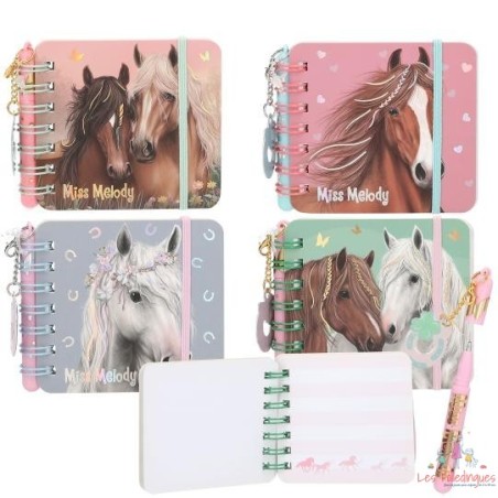 Miss Melody Set de carnets de notes