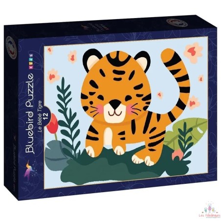Puzzle 12 Pièces - Le Bébé Tigre