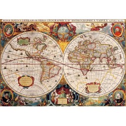 Puzzle 1000 Pièces - Antique World Map